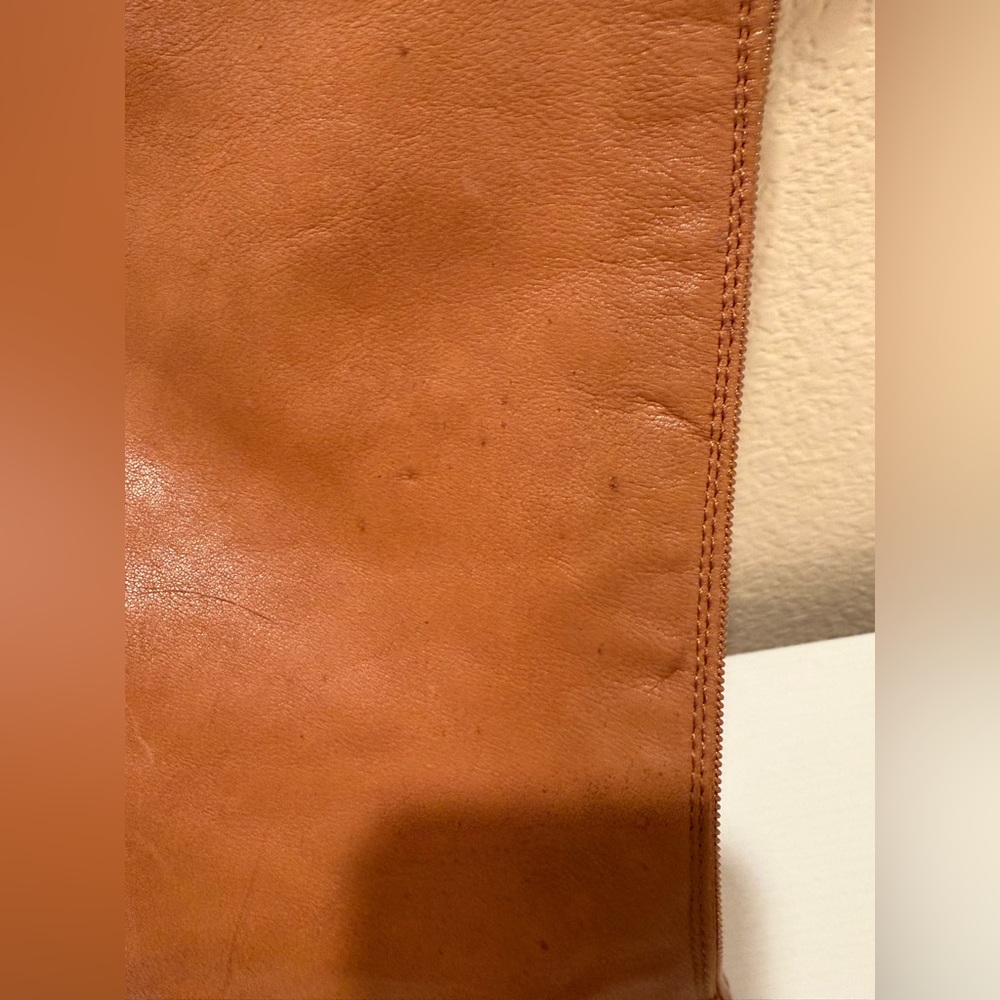 Sam Edelman Penny Whiskey Leather Tall Equestrian Back Zip Riding Boots - Picture 7 of 16